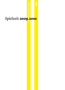 Spielzeit 2009. 2010 - Staatsschauspiel Dresden