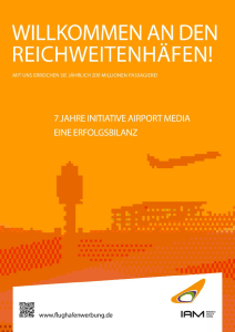 Initiative Airport Media Erfolgsbilanz 2013