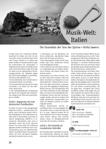 Sweers: Musik-Welt: Italien