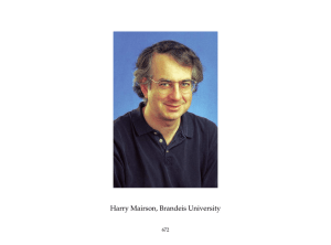 Harry Mairson, Brandeis University