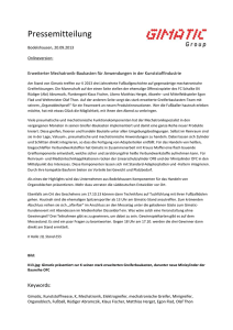 Pressemitteilung Bodelshausen, 20.09.2013 Onlineversion