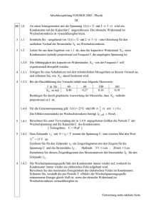 Abschlussprüfung FOS/BOS 2002 - Physik III BE 1.0 An einen