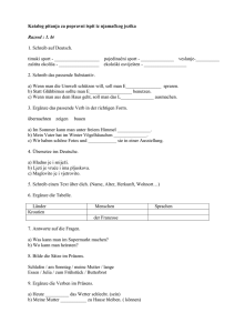 Katalog pitanja za popravni ispit iz njemačkog