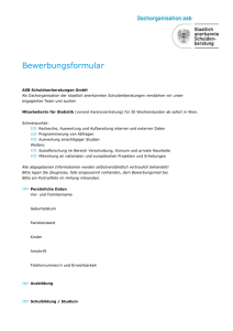 Bewerbungsformular ASB Schuldnerberatungen GmbH Als