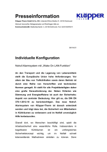 Klöpper-Therm - Kommunikation2B