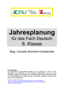 Deutsch 8. Klasse