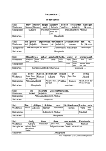 Satzpartituren (1)