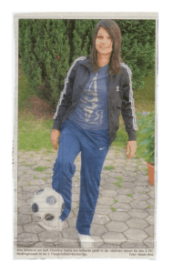 Christinas Gegner heißen nun Köln und FC Bayern Fußballerin aus
