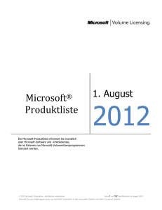 OneNote® 2010 - Microsoft Volume Licensing