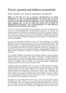 Pressetext Genussakademie Wildkräuter