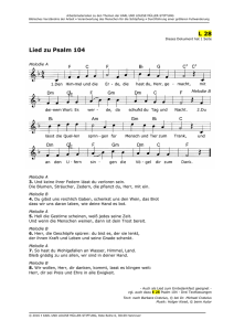 L 28 - Lied zu Psalm 104 - Karl und Louise Müller Stiftung