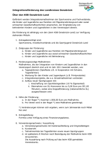 Integrationsmittel des Landkreises - KSB Osnabrück-Land