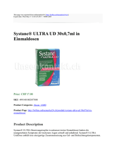 Systane® ULTRA UD 30x0,7ml in Einmaldosen : onlinemarket24
