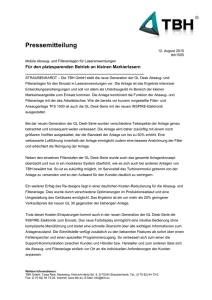 Pressemitteilung - TBH GmbH