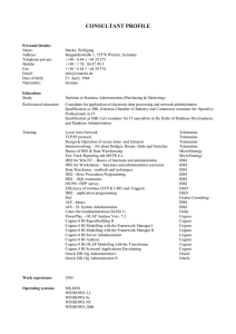 berater profil - IT-Freiberufler Wolfgang Macke