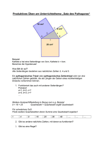 Idee Pythagoras - teach online eV
