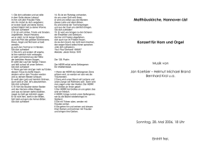 Programm 2006 (Krol) - Musik für Horn und Orgel
