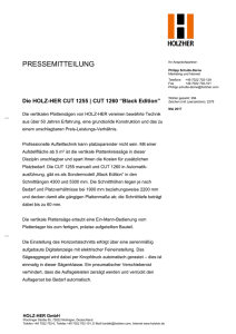 Press Release | DE - HOLZ-HER