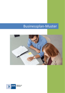 Businessplan Mustervorlage Textteil