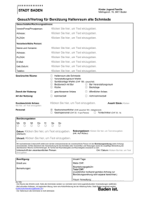 Gesuch/Vertrag für Benützung Hallenraum alte