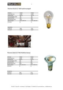 Filament Bulb E27 R63 Reflektorlampe