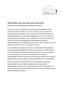 Pressemitteilung - Deutscher Sportpresseball
