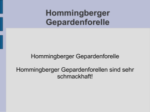 Hommingberger Gepardenforelle