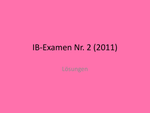 IB-Examen Nr. 2 (2011) - colegioalemanbarranquilla