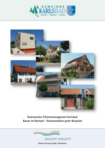 Kommunales Flächenmanagement Karlsbad Bauen im Bestand