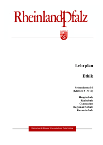 Lehrplan Ethik