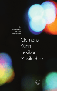 Clemens Kühn Lexikon Musiklehre