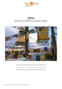 Kathmandu -Buddhismus hautnah erleben