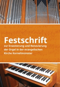 Festschrift zur Orgeleinweihung