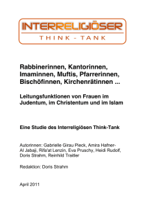 Leitungsfunktionen von Frauen im Islam