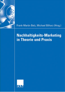 Nachhaltigkeit-Marketing in Theorie und Praxis (PDF