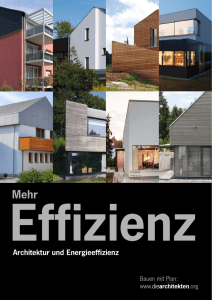 Effizienz - Architektur und Energieeffizienz