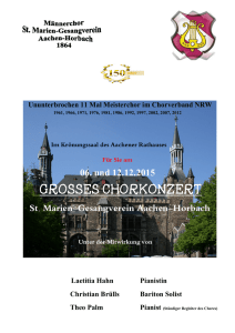 Grosses Chorkonzert - St. Marien
