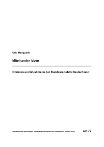 Miteinander Leben - Deutsche Kommission Justitia et Pax