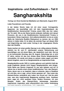 Sangharakshita - Meditation am Obermarkt