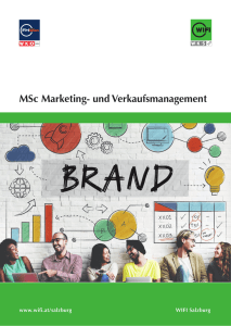 MSc Marketing- und Verkaufsmanagement