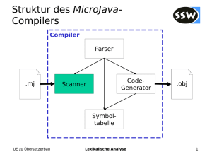 Struktur des MicroJava-Compilers - SSW
