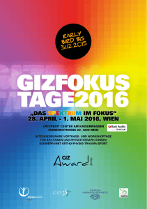 GIZFOKUS TAGE2016