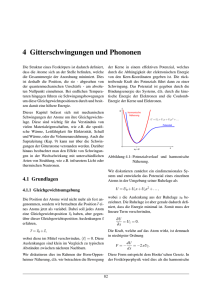 4 Gitterschwingungen und Phononen