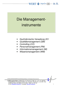 Managementinstrumente