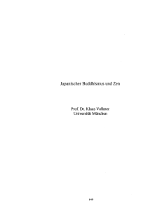 Japanischer Buddhismus und Zen