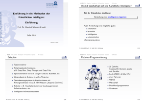 Einführung in die Methoden der [.5ex] Künstlichen Intelligenz [2ex