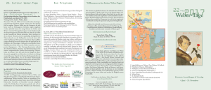 Programm als PDF-download - Eutiner Weber-Tage