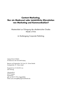 evolution von Marketing und Kommunikation?