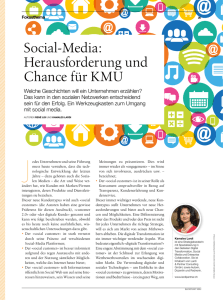 Social-Media: Herausforderung und Chance für KMU
