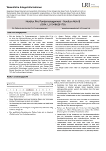 Wesentliche Anlegerinformationen Nordlux Aktiv (B)